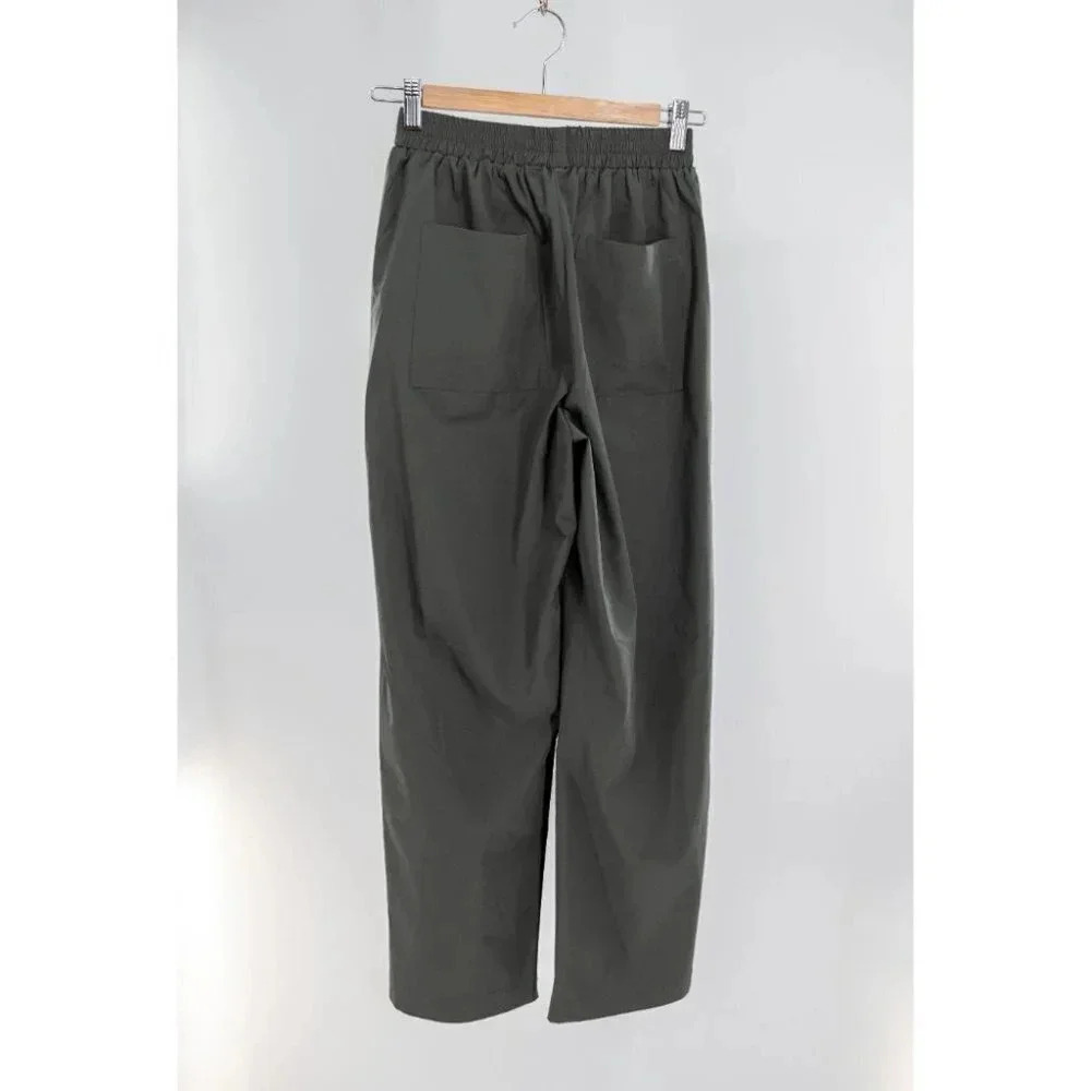 Princess Polly PLEVNA NYLON PANTS OLIVE |  2 - Picture 5 of 9